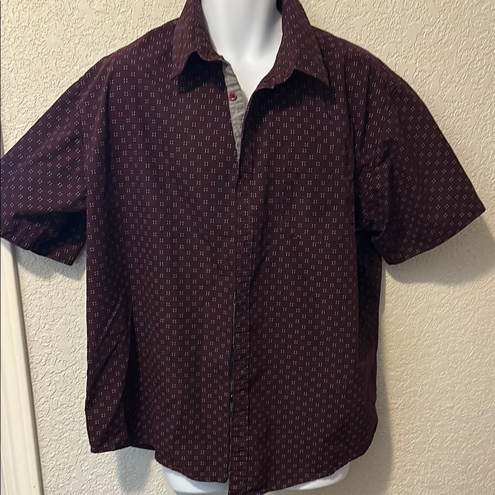 Monument Short Sleeve Button Down sz 2X